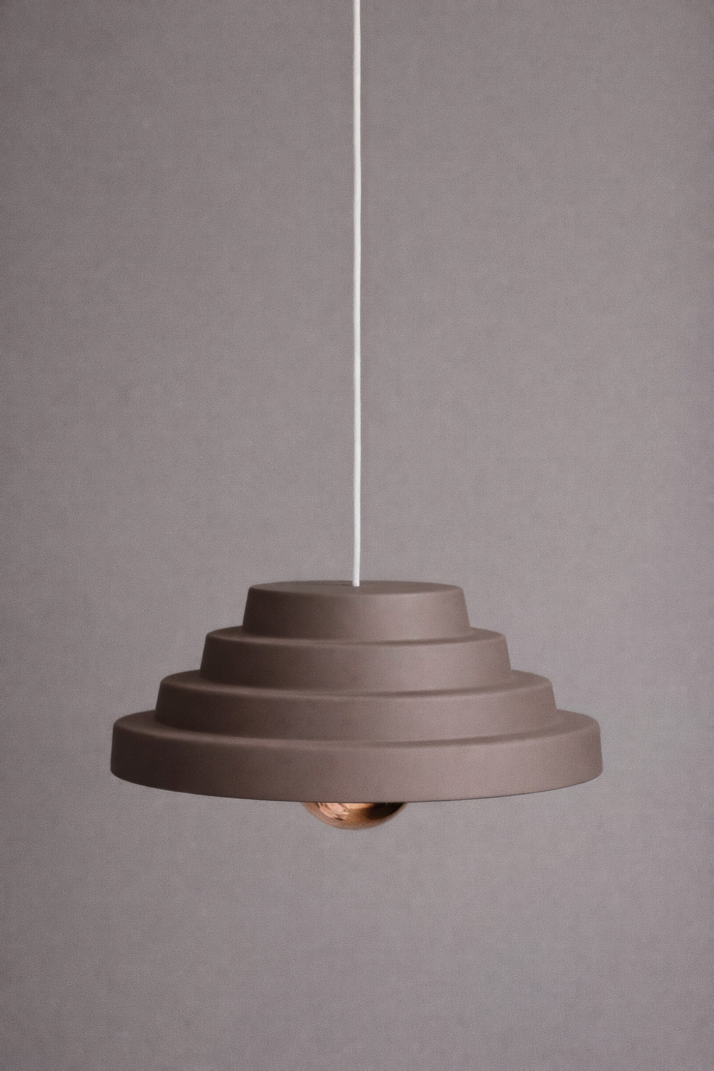 Coimbra - Porcelain Pendant Light - Brown