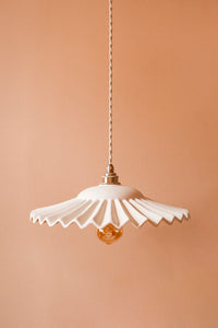 Viana Ø37 cm- Porcelain Pendant Light