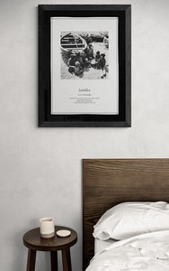 Família wall hanging / Tea Towel - Portuguese text