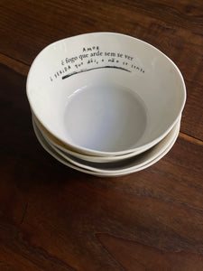 Palavras - Porcelain bowl