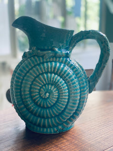 Turquoise blue Pitcher