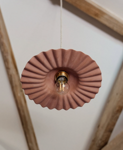 Viana - Porcelain Pendant Light - Terracotta