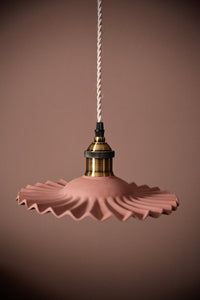 Viana - Porcelain Pendant Light - Terracotta