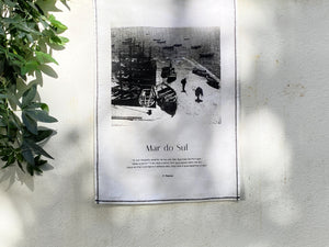 Mar do Sul wall hanging / Tea towel - Portuguese text