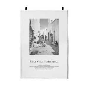 Uma Vida Portuguesa wall hanging / Tea towel - Portuguese text